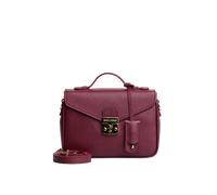 Maison Mollerus Kalbsleder Antique Rot Umhängetasche Meyrin, Gold