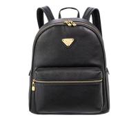 Maison Mollerus Kalbsleder Black Rucksack Glarus, Gold
