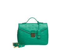 Maison Mollerus Leder Stampato Mint-Grün Umhängetasche Marly, Gold