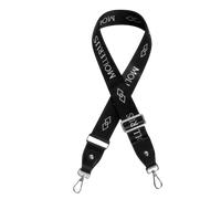 Maison Mollerus - Maison Mollerus Schulterriemen / Umhängeriemen Aladdin, Black / Silber / Silber