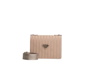 Maison Mollerus - Maison Mollerus Vinerus Cappuccino-Beige Crossover / Umhängetasche Wil, Gold