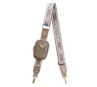 Maison Mollerus Schulterriemen / Umhängeriemen Tiana, Taupe / Gold