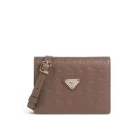 Maison Mollerus Stampato Melide Umhängetasche braun, Leder, Damen