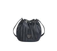 Maison Mollerus Vinerus Black Beuteltasche, Umhängetasche Verbier, Silber