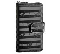 Maison Mollerus Vinerus Geldbörse 19 cm black / silver