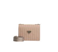 Maison Mollerus Vinerus Cappuccino-Beige Crossover / Umhängetasche Melide, Gold