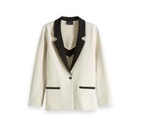 Maison Scotch Damen Blazer Basic Sweat 150582-17 M Grey Melange