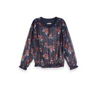Maison Scotch Damen Bluse Drapey Top 153821-0218 S Combo B