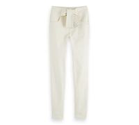 Maison Scotch Damen Hose High Rise Skinny Fit Pants 156358-0402 28/34 Antique White