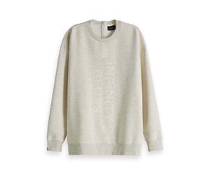 Maison Scotch Damen Pullover Loose Fit 150684-0G XS Grey Melange