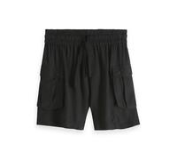 Maison Scotch Damen Short Drapey Cargo Shorts 149972-08 L Black