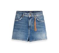 Maison Scotch Damen Short High Rise Wide Leg Short - Blauwalking 148680-2614 26 Blauwalking