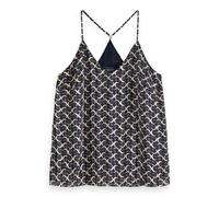 Maison Scotch Damen Top Printed Tanktop 157567-0222 S Combo F