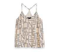Maison Scotch Damen Top Printed Tanktop 157567-0461 S Combo G