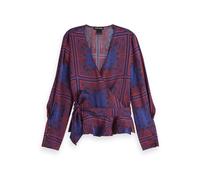 Maison Scotch Damen Wickelbluse Wrap Shirt 153769-0218 XS Combo B