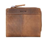 Maître Birkenfeld Alberta Geldbörse RFID Schutz Leder 11 cm braun