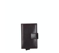 Maître Birkheim C-Three Kreditkartenetui RFID Schutz Leder 6.5 cm darkbrown (4060001768-702) braun