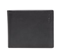 Maitre - Leder Geldbörse mit RFID Schutz, Münzfach & Scheinfach für Herren - Portemonnaie mit 12 Kreditkartenfächern, Schwarz