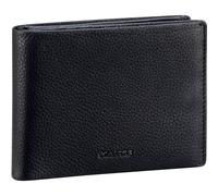 Maitre - Leder Geldbörse mit RFID Schutz, Münzfach & Scheinfach für Herren - Portemonnaie mit Kreditkartenfächern, Schwarz