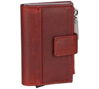 Maître Birkenfeld C-Four Kreditkartenetui RFID Schutz Leder 10 cm rot