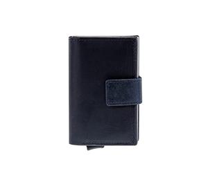 Maitre - Kreditkartenhalter, blau - Slim Wallet für Damen und Herren, mit RFID Blocker, Geldbörse mit Münzfach, Kartenhalter mit Kreditkartenfach