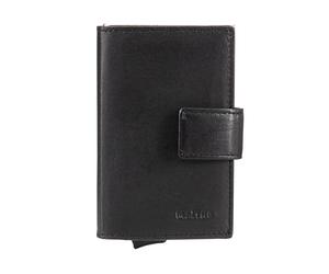 Maitre Kreditkartenhülle - Slim Wallet für Damen und Herren, mit RFID Blocker, Geldbörse mit Geldscheinfach, Kartenhalter mit Kreditkartenfach - f3 c-Two, Schwarz