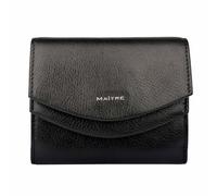 Maitre - Leder Geldbörse mit RFID Schutz, Münzfach & Scheinfach für Damen & Herren - Portemonnaie mit Kreditkartenfächern, Schwarz
