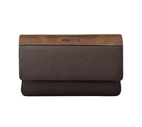 Maitre - Leder Schlüsseletui mit RFID-Schutz für Herren, Keycase mit separten Reißverschlussfach, Braun