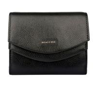 Maître Leisel Deda Geldbörse RFID Schutz Leder 10 cm schwarz