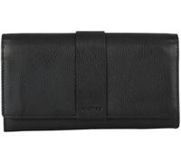 Maître - Maitre Kirschroth Diedburg Damenlangbörse echt Rindleder schwarz Schwarz