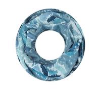 Majea Damen Loop Schal Schlauchschal Halstuch (880023) (blau 3)