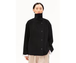 MAJELAA WOLLJACKE | 100% recycelte Wolle - schwarz (XL)