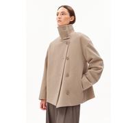 MAJELAA WOOL | Mantel aus recycelter Wolle - braun (S)