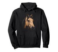 Majestic Mustang Pferd Gesicht Bauernhof Rinder Tier Pferd Pullover Hoodie