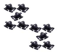 MAJORMENCH 10 Stück Wasserbeutelclip für Rucksäcke, 360 Grad Drehbar | Kunststoff, Schwarz, Leicht und Verschleißfest, Einfache Montage, für Outdoor Enthusiasten Beim Camping