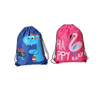 MAJORMENCH 2 Stück Kinder Schwimmtasche Strapazierfähiger Kordelzugbeutel Strandtasche Leicht für Outdoor Reisen