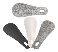 MAJORMENCH 4 Stück pack Kleiner Schuhlöffel aus Edelstahl und Pp Tragbar und Leicht für Reisen und Outdoor Praktischer Schuhhelfer für Herren und Senioren Zufällige Farbe