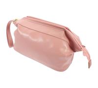 MAJORMENCH Große Tragbare Kosmetiktasche aus Pu Leder Geräumiger Kulturbeutel für Damen Multifunktionaler Reise Organizer für Make up und Toilettenartikel Leicht und Robust für Fitness und