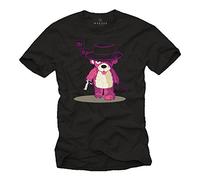 MAKAYA Br Ba Teddy T-Shirt für Herren - Breaking Bad Fanartikel Schwarz M
