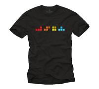 MAKAYA Gamer T-Shirt für Männer mit Gaming Motiv Nerd Geschenke für Computer Spieler Herren Jungs Jungen Schwarz S
