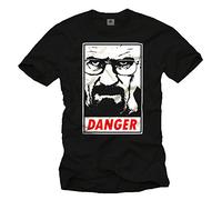 MAKAYA Heisenberg T-Shirt für Herren I Am The Danger Größe Breaking Bad Saul M