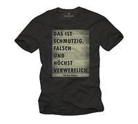 MAKAYA Witzige T-Shirts mit Sprüchen für Herren/Männer Das Ist Schmutzig Schwarz Größe XXXXL
