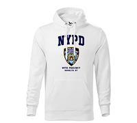 Makdi Brooklyn 99 New York Police Nine Nine Unisex Weiß Kapuzenpullover Hoodie Size XL