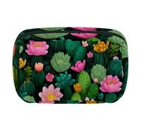 Make-up-Tasche, Reise-Kosmetiktasche für Damen, große Kapazität, Make-up-Organizer, breite Öffnung, Geldbörse, Toilettenartikel, Zubehör, Pinsel, Seestern, Muschel, Strand, Mehrfarbig 20, Eine Größe