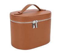 Make-up-Tasche - Wasserdichter Tragbarer Organizer, PU-Ledertasche | Reise-Kulturbeutel Mit Schmuckhalter, Kosmetikaufbewahrung Für Mädchen, Schminktisch, Badezimmer, Dusche, Auto, Zug, Unverz