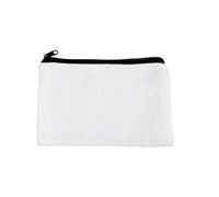 Make-up-Tasche zum Selbermachen mit Reißverschluss, mehrfarbig, Leinen-Beutel, Schreibwaren, Mehrzweck-Mini-Federmäppchen, beige, Siehe Produktbeschreibung, Siehe Beschreibung