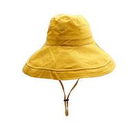 MAKFORT Sonnenhut Damen Weich Faltbarer Fischerhut Baumwolle Breite Krempe Gartenhut Strand uv Sommerhut Damen
