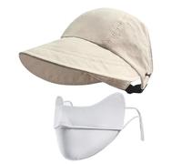 MAKFORT Sonnenhut Faltbarer Sommerhut Damen Atmungsaktiv Mütze Visor Cap Outdoor Hut für Golf Reisen Wandern