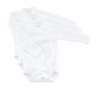 Makian Wickelbody 3er Pack Langarm - Weiß - Gr. 62/68