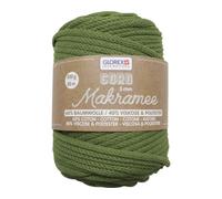 Glorex Makramee-Cord 5 mm oliv, 500 g, gewebt (GLO663608189)